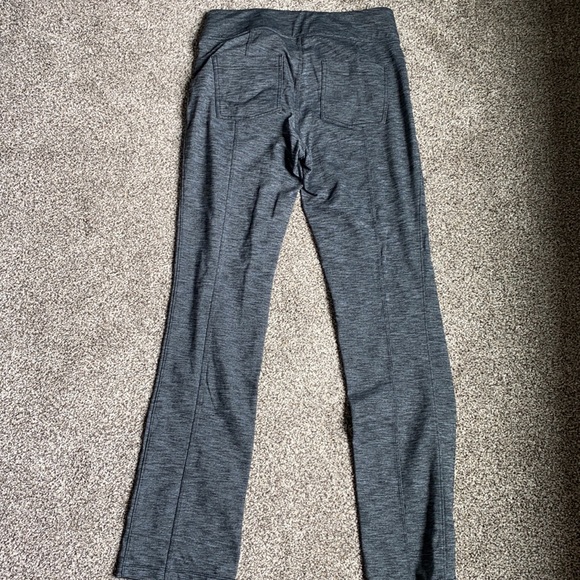 Athleta Metro Space Dye Gray Yoga Pants, M - Picture 3 of 3